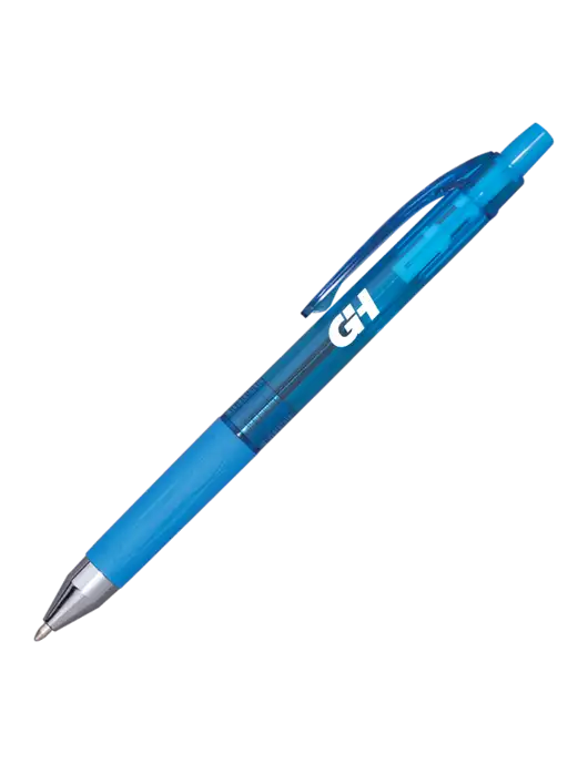 Translucent Blue Tint Pen - Blue Ink w/G&H Logo
