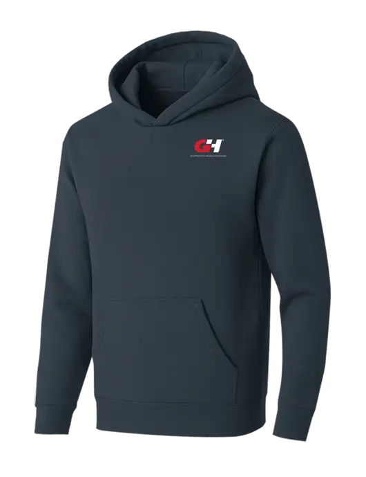 BELLA+CANVAS Dark Grey Sponge Fleece Pullover Hoodie w/G&H Logo
