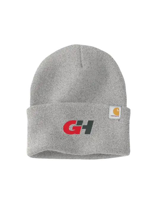 Carhartt Light Grey Heather Watch Cap 2.0 w/G&H Logo