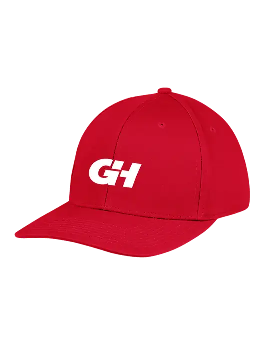 Premium Modern Structured Twill Red Snapback Cap w/G&H Logo