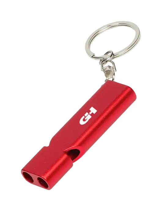 Quick Alert Red Safety Whistle w/G&H Logo