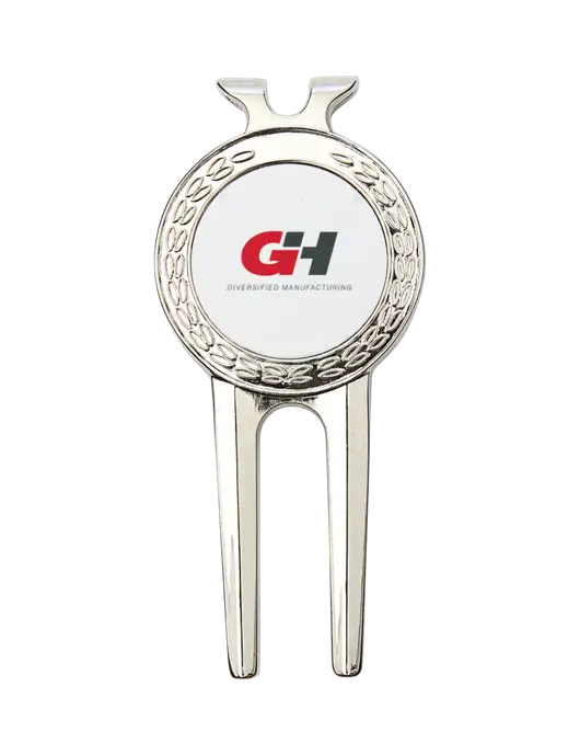 Silver Divot Tool, 1.5 x 3 w/G&H Logo