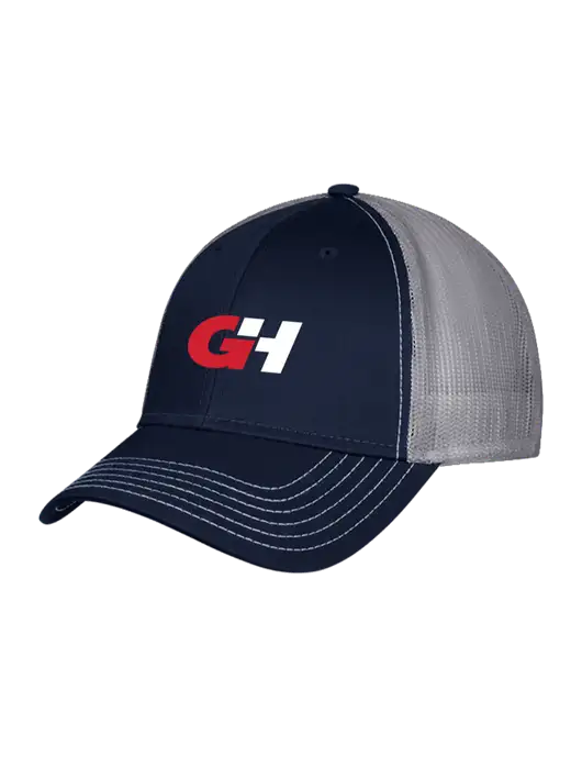 Navy & Grey Mesh Trucker Cap Snap Back w/G&H Logo