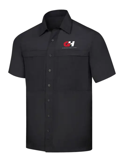 Black Short Sleeve UV Daybreak Shirt w/G&H Logo