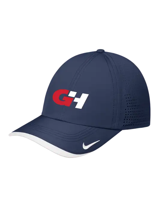 Nike Navy/White Dri-FIT Perforated Performance Cap w/G&H Logo
