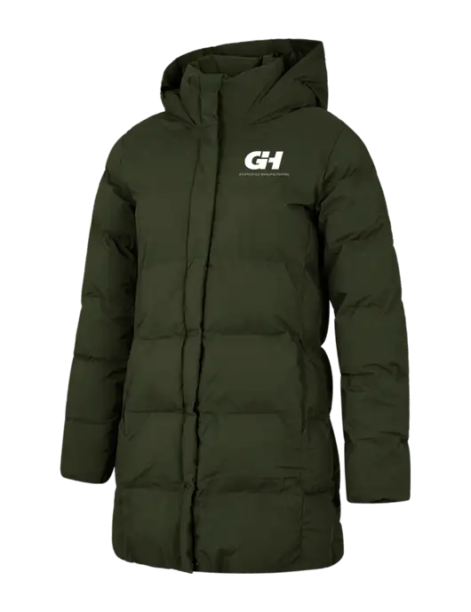 Mercer+Mettle Womens Dark Green Puffy Parka  w/G&H Logo