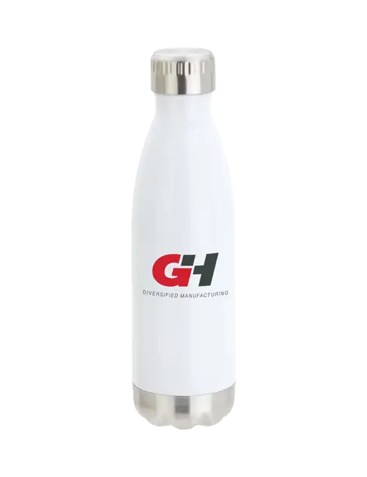 City Go White 17 oz Insulated Bottle w/G&H Logo