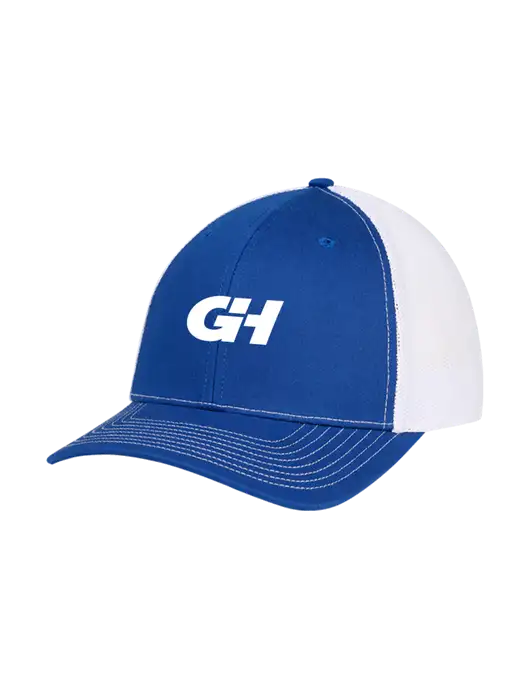 Richardson Adjustable Snapback Original 112 Trucker Cap Royal w/White Mesh w/G&H Logo