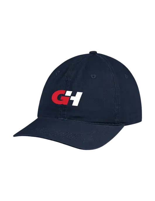 Garment Washed Unstructured Twill Navy Cap w/G&H Logo