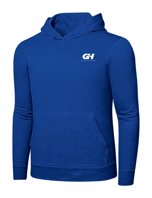 True Royal 7.8 oz Ring Spun Hooded Sweatshirt w/G&H Logo