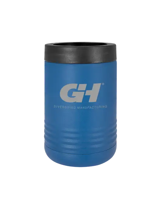 Polar Camel 12 oz Powder Coated Royal Blue Vacuum Insulated Beverage Holder w/G&H Logo