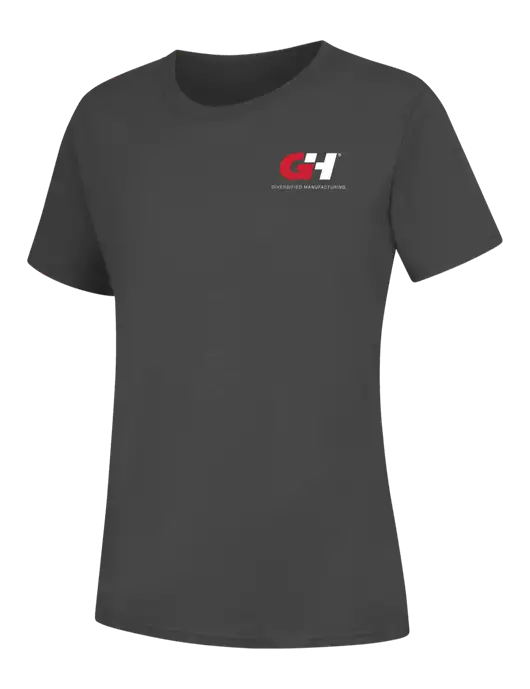 Womens Charcoal Core Blend Tee w/G&H Logo