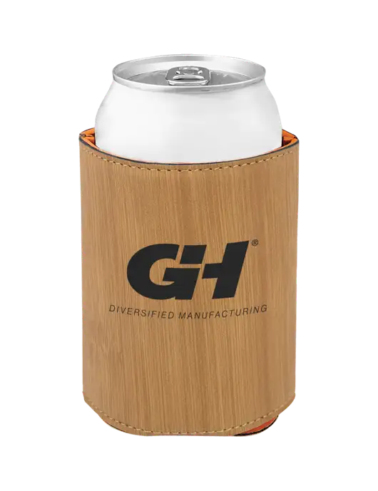 Bamboo Leatherette Beverage Holder w/G&H Logo