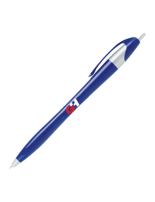 Novella Navy/Silver Corporate Pen- Blue Ink w/G&H Logo