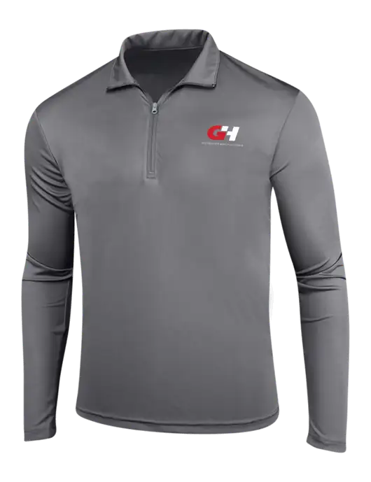 Medium Grey PosiCharge Competitor 1/4 Zip Pullover w/G&H Logo