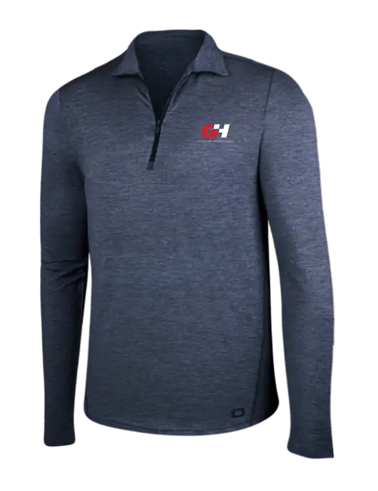 OGIO Blue Indigo Heather Endurance Force 1/4 Zip w/G&H Logo