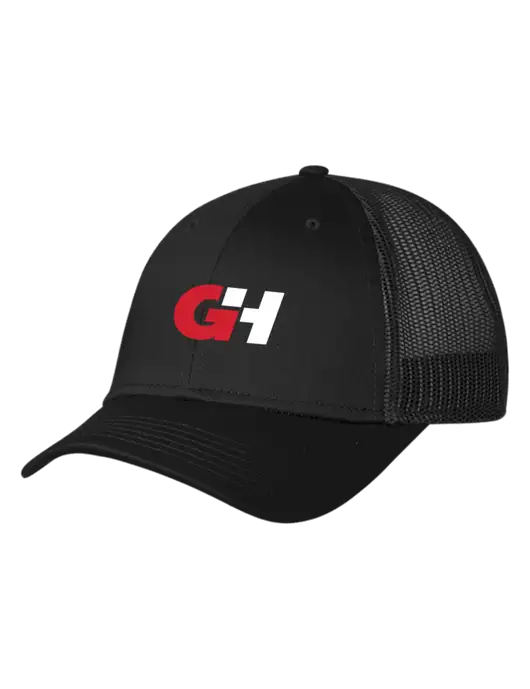 Black Mesh Trucker Cap Snap Back w/G&H Logo