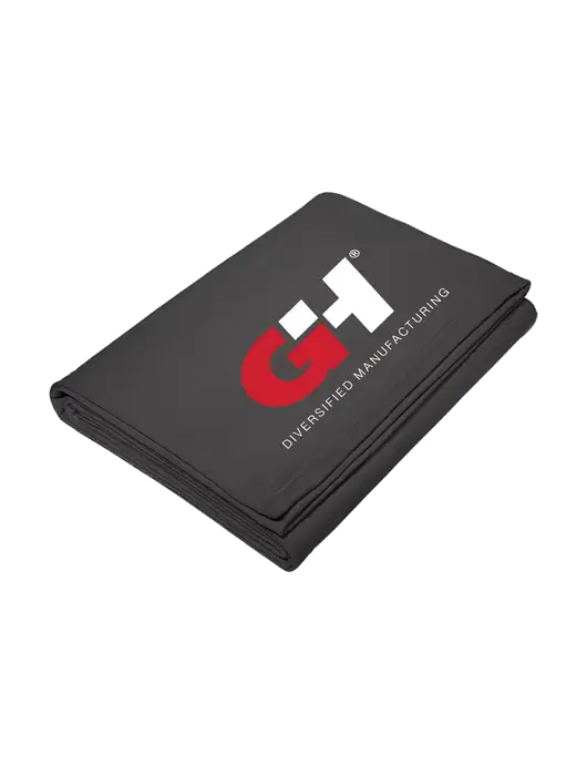 Core Charcoal Fleece Sweatshirt Blanket w/G&H Logo