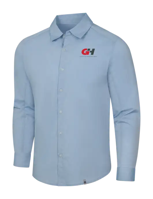 OGIO Light Blue Commuter Woven Shirt w/G&H Logo