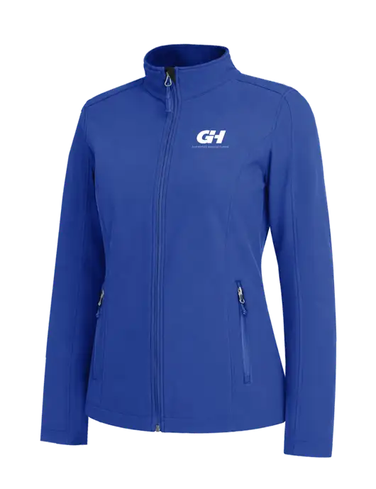 Dark Royal Womens Core Soft Shell Jacket w/G&H Logo
