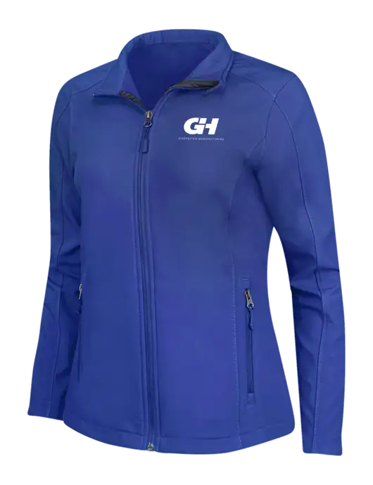 Dark Royal Womens Core Soft Shell Jacket w/G&H Logo