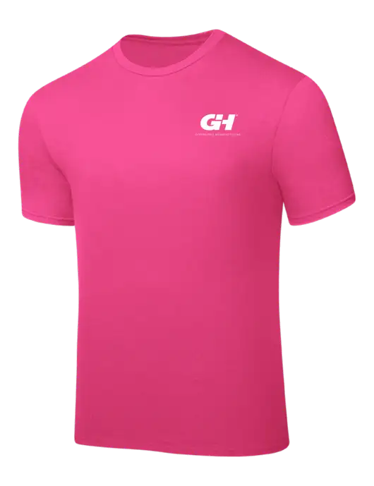 Neon Pink PosiCharge Competitor Tee w/G&H Logo