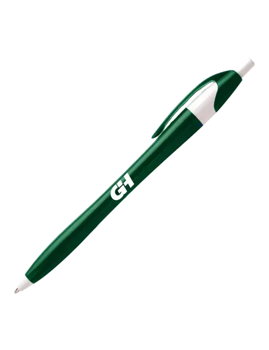 Novella Green/White Executive Pen - Blue Ink w/G&H Logo