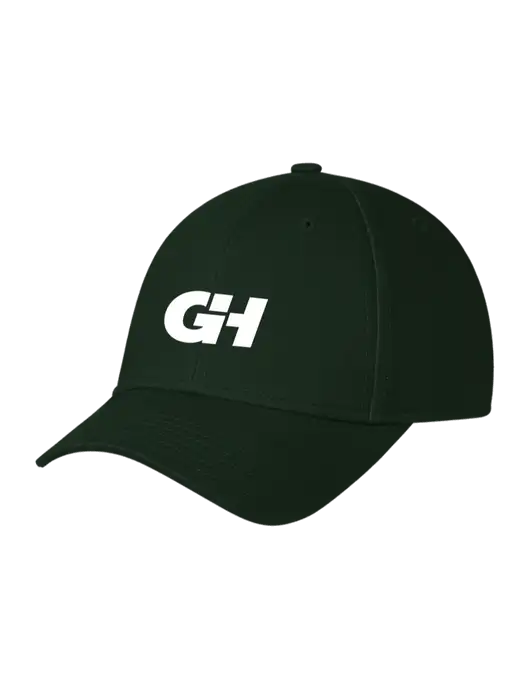 Dark Green Structured Cap Hook & Loop w/G&H Logo