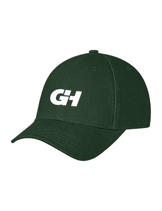 Dark Green Structured Soft Snap Closure Hook & Loop Cap w/G&H Logo