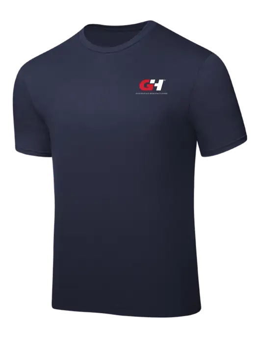 Navy PosiCharge Competitor Tee w/G&H Logo
