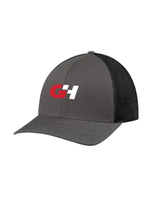 Richardson Adjustable Snapback Original 112 Trucker Cap Dark Grey w/Black Mesh w/G&H Logo