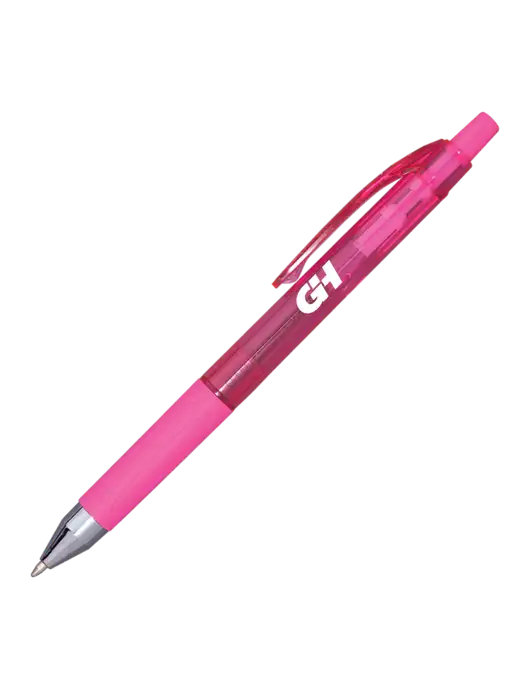 Translucent Pink Tint Pen - Pink Ink w/G&H Logo