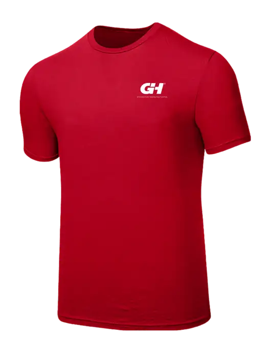Seriously Soft Red T-Shirt w/G&H Logo