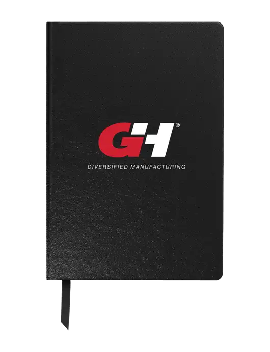 Achieve Black Hardcover Journal, 5.5 x 8.37 w/G&H Logo