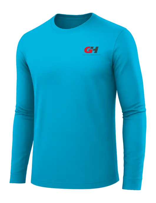 Long Sleeve Sapphire PosiCharge Competitor Tee w/G&H Logo