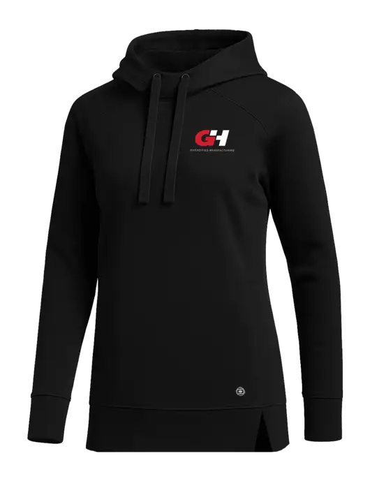 OGIO Black Womens Luuma Pullover Fleece Hoodie w/G&H Logo