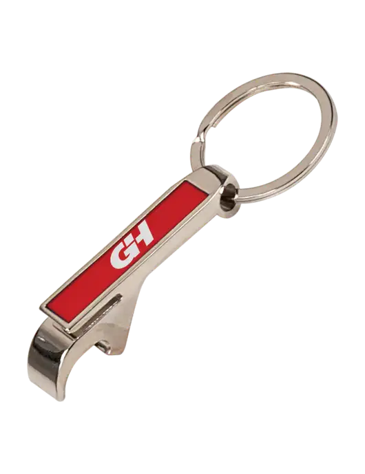 Red Bottle Opener Keychain w/G&H Logo