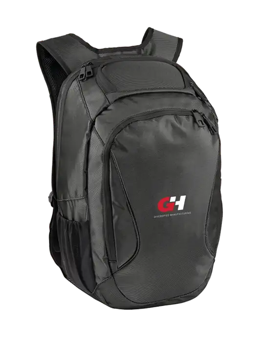 Stealth Dark Grey/Black Laptop Backpack w/G&H Logo