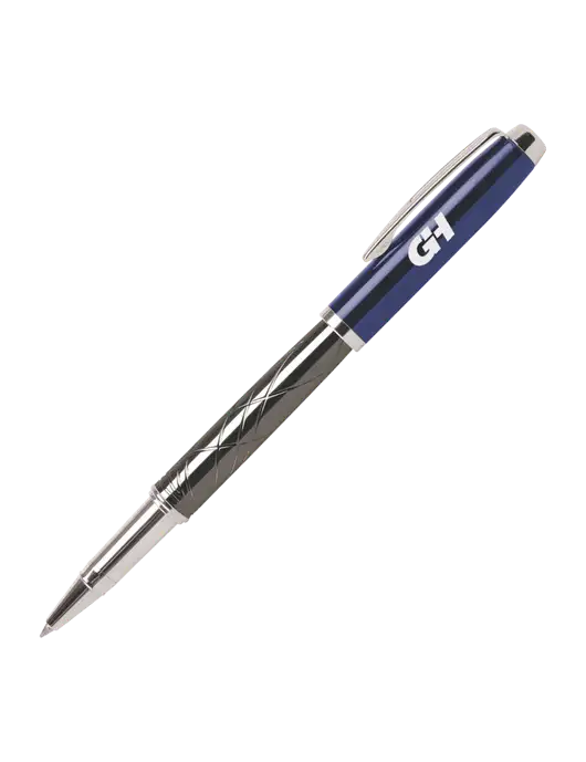 Modernist Blue Rollerball Pen - Black Ink w/G&H Logo