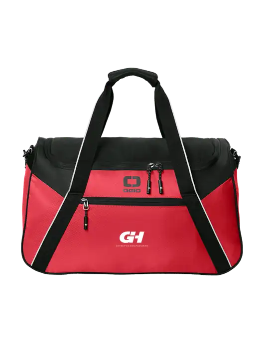 OGIO Red/Black Inception Duffel w/G&H Logo