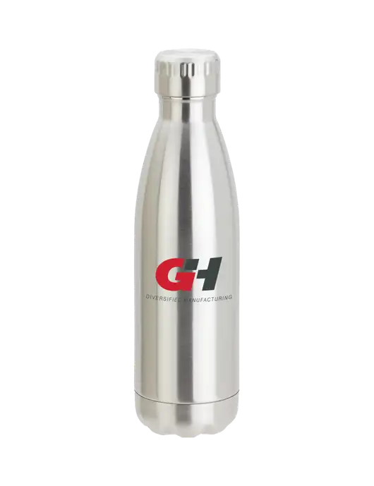 City Go Silver 17 oz Insulated Bottle w/G&H Logo