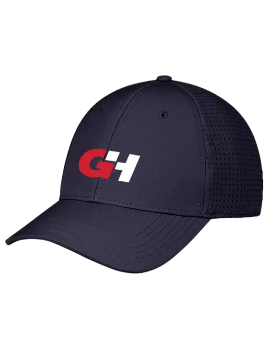 Navy Performance Stretchable Cap Hook & Loop w/G&H Logo