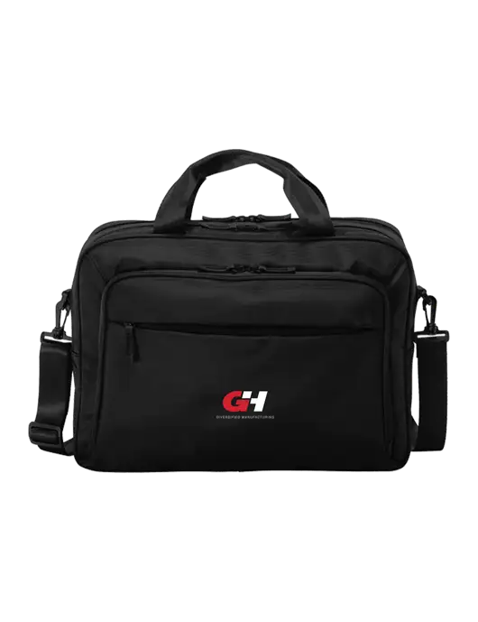 Travel Exec Black Laptop Briefcase w/G&H Logo
