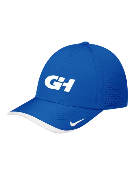 Nike Royal/White Dri-FIT Perforated Performance Cap w/G&H Logo