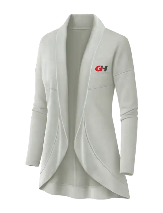 OGIO Ivory Snow Womens Luuma Cocoon Fleece w/G&H Logo