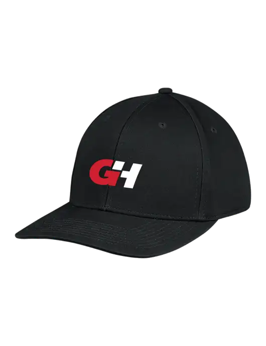 Premium Modern Structured Twill Black Snapback Cap w/G&H Logo
