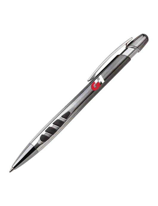 Zenith Gunmetal Ballpoint Pen - Blue ink w/G&H Logo