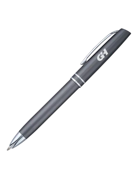 Gunmetal Anguilla Black Ink Pen w/G&H Logo