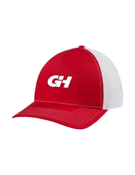 Richardson Adjustable Snapback Original 112 Trucker Cap Red w/White Mesh w/G&H Logo