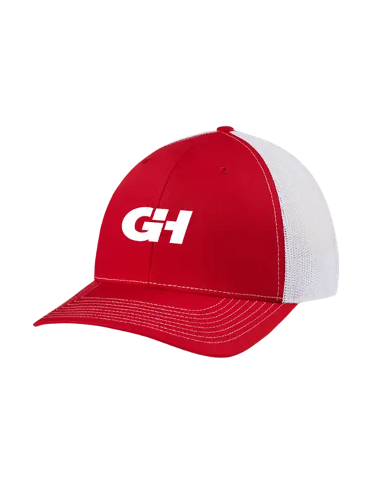 Richardson Adjustable Snapback Original 112 Trucker Cap Red w/White Mesh w/G&H Logo